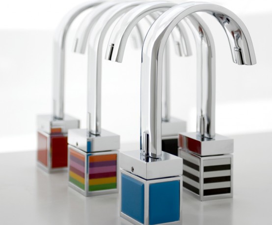 Colored Aesthetic Bathroom Taps By Fima