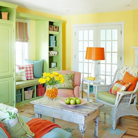 33 Colorful And Airy Spring Living Room  Designs  DigsDigs