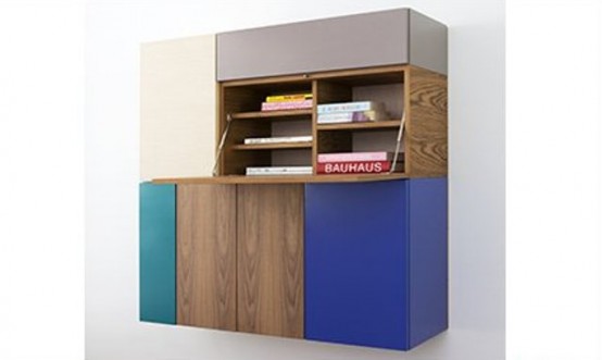 Colorful And Flexible Minimalist Lmnts Sideboard