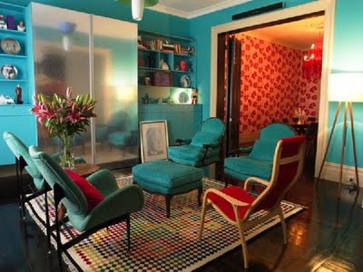 Colorful And Moody Living Room Colorful And Moody Living Room