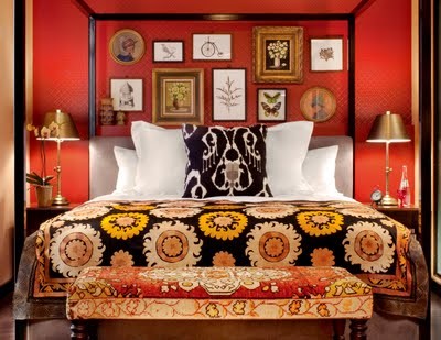 Colorful Bedroom With A Lot Of Red Colorful Bedroom With A Lot Of Red
