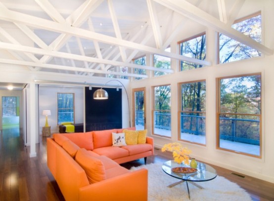 Colorful Forest Cabin Redesign On A Modest Budget