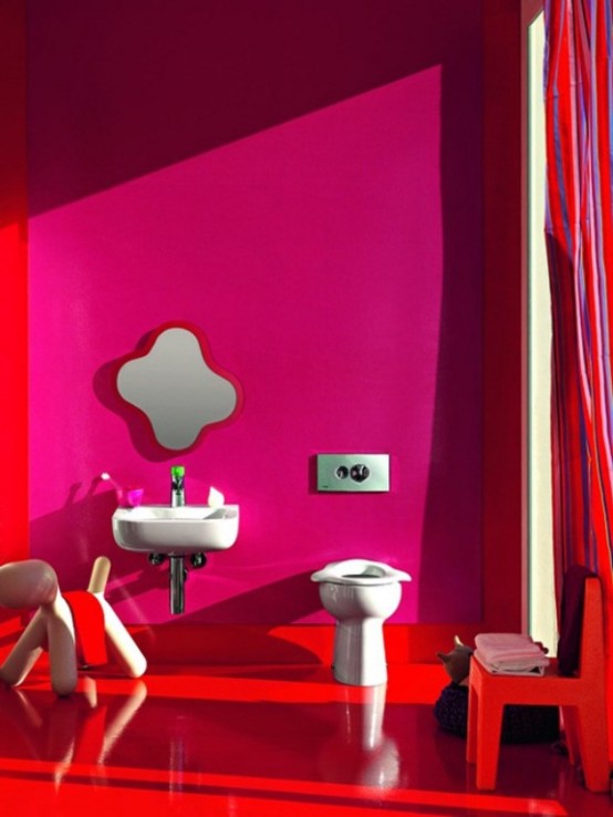 Colorful Kids Bathroom Furniture
