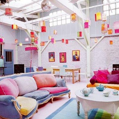 Colorful Loft Space Colorful Loft Space