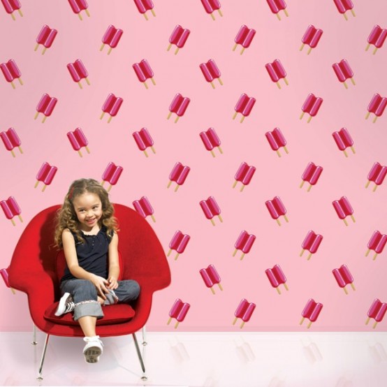 Colorful Patterned Wallpapers For Kids Rooms