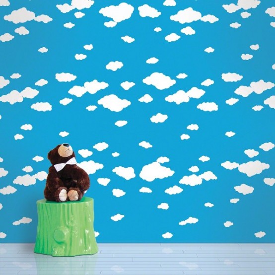 Colorful Patterned Wallpapers For Kids Rooms