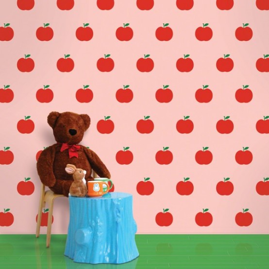 Colorful Patterned Wallpapers For Kids Rooms