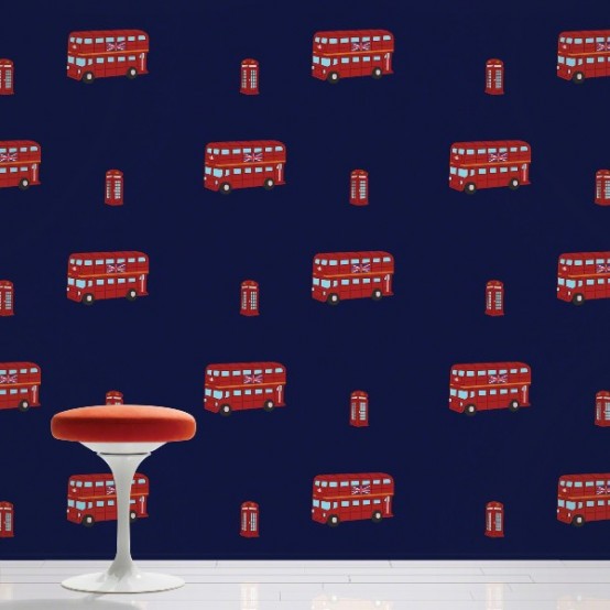 Colorful Patterned Wallpapers For Kids Rooms