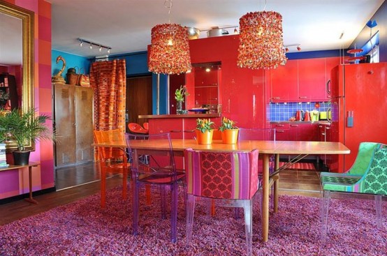 Colorful Swedish Apartment In A Crazy Mix Of Styles