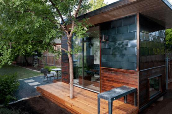 Comfortable Prefab House As A Work Space