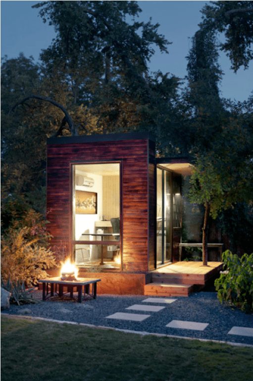 Comfortable Prefab House As A Work Space