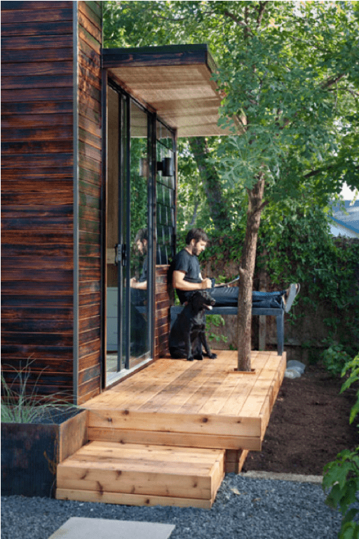 Comfortable Prefab House As A Work Space