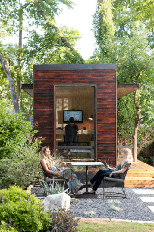 Comfortable Prefab House As A Work Space