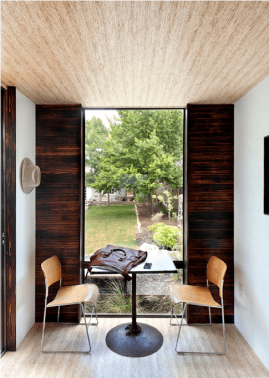 Comfortable Prefab House As A Work Space