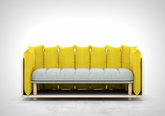 Comfy And Customizable Re Cinto Sofa Resembling French Fries