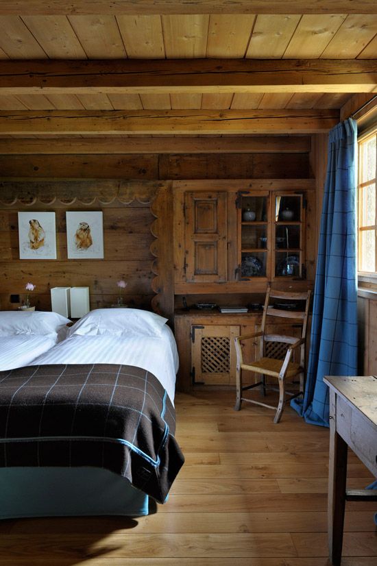 26 Comfy And Natural Chalet Bedroom Designs - DigsDigs