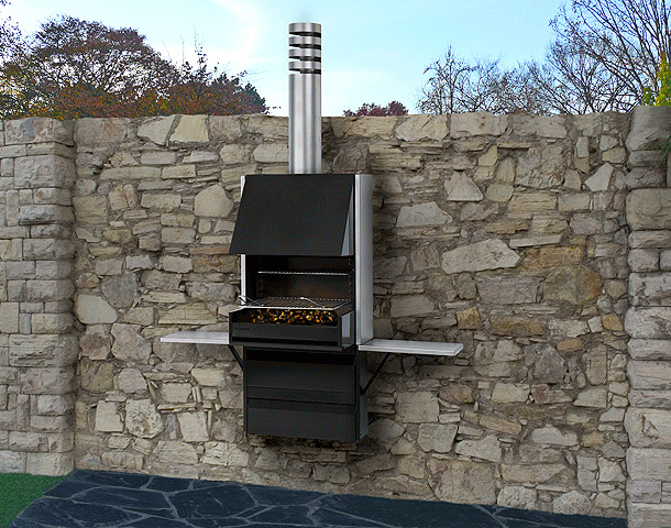 Compact Barbecue Grill Plek 66 By Rocal