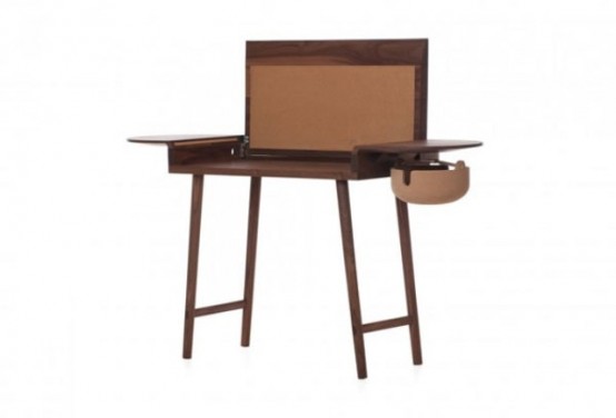 Compact Functional Desk With Smart Storage