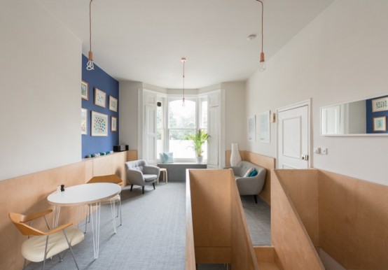 Compact Modern Apartment With Lots Of Plywood In Decor