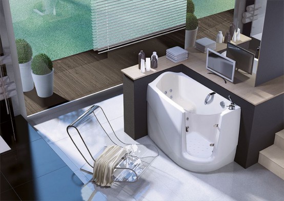 Space Saving Walk-In Bathtub – Gen-X by Treessee