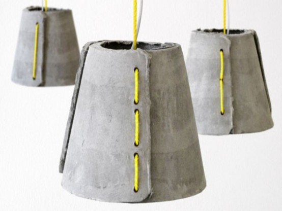 Concrete Outdoor Pendant Lamps