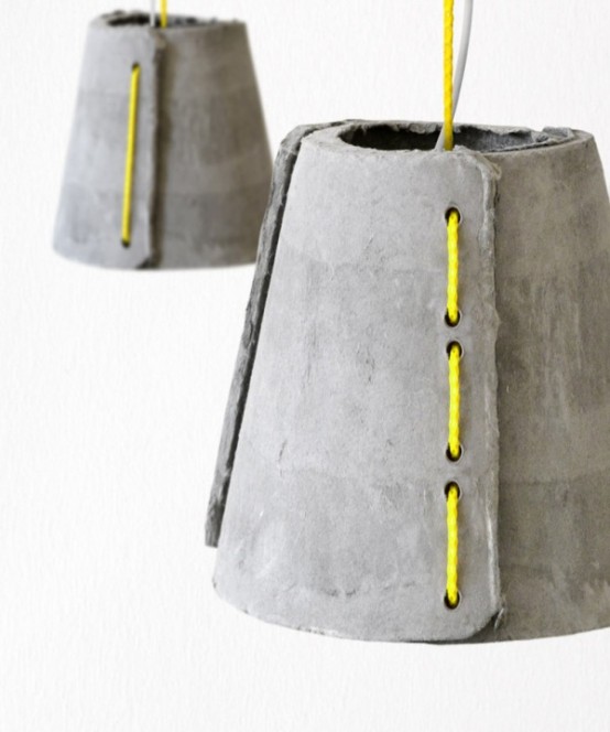 Concrete Outdoor Pendant Lamps
