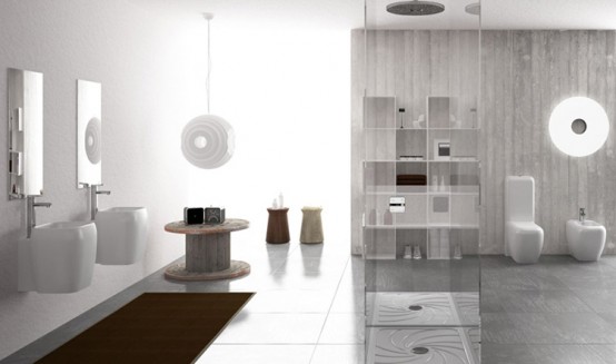 Contemporary Easy Chic Bathroom Sanity Ware