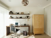 Contemporary Neutral Home Office