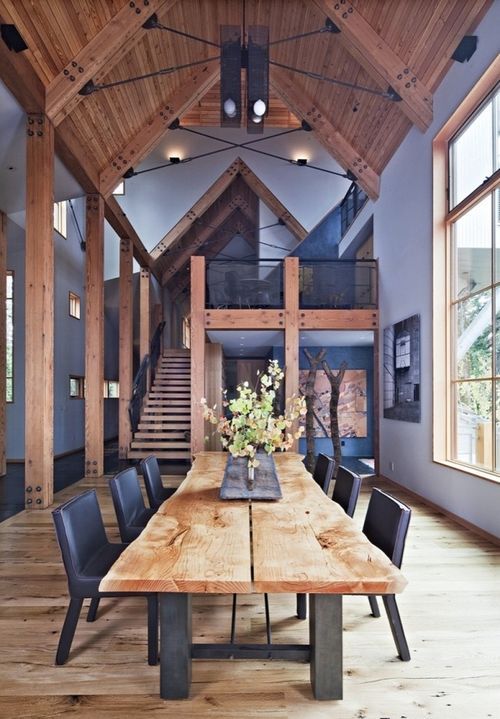Convenient Chalet Dining Zones