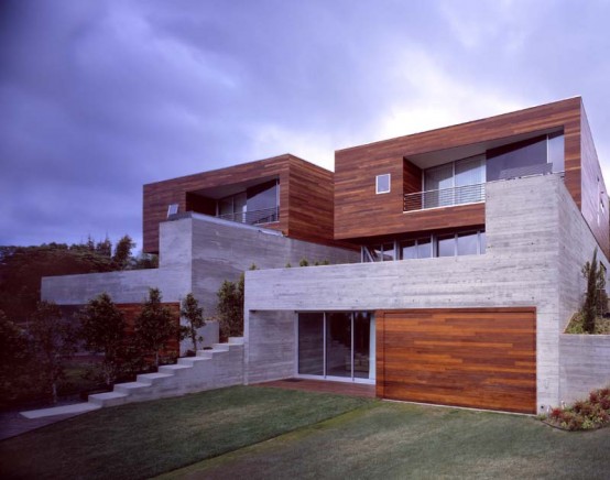 Convertible House With Wood Clad Top