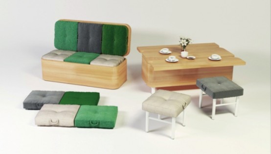 Convertible Sofa That Changes Into A Dining Table