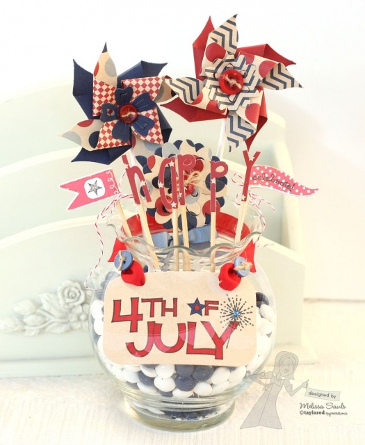 Cool 4th July Centerpieces In National Colors