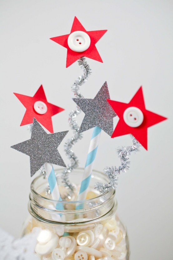 Cool 4th July Centerpieces In National Colors