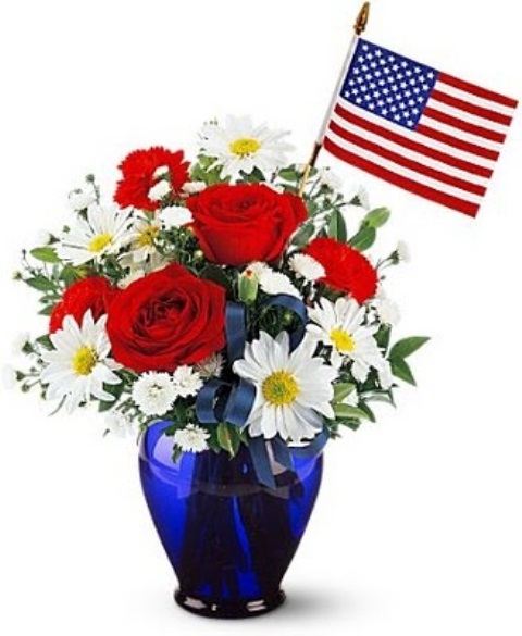 Cool 4th July Centerpieces In National Colors