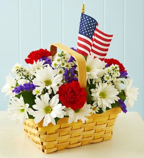 Cool 4th July Centerpieces In National Colors