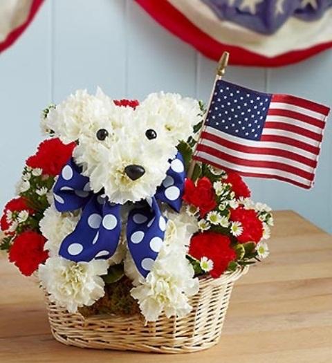 Cool 4th July Centerpieces In National Colors