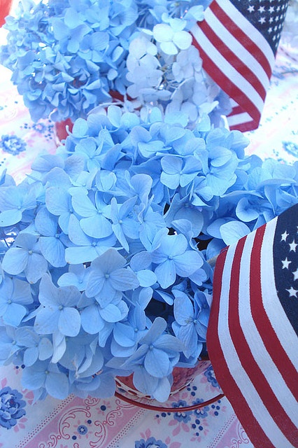 Cool 4th July Centerpieces In National Colors