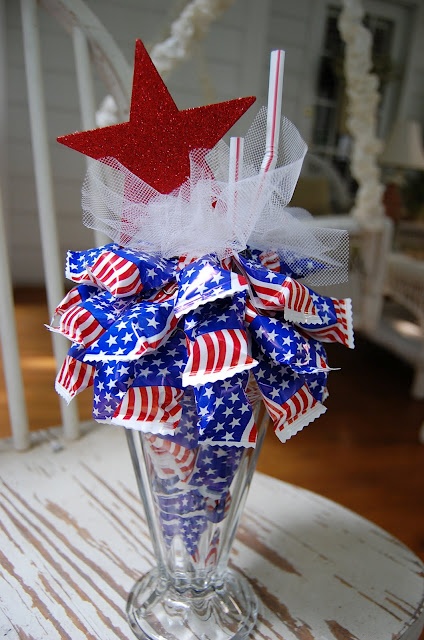 Cool 4th July Centerpieces In National Colors