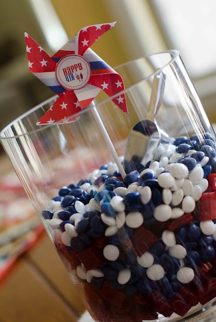 Cool 4th July Centerpieces In National Colors