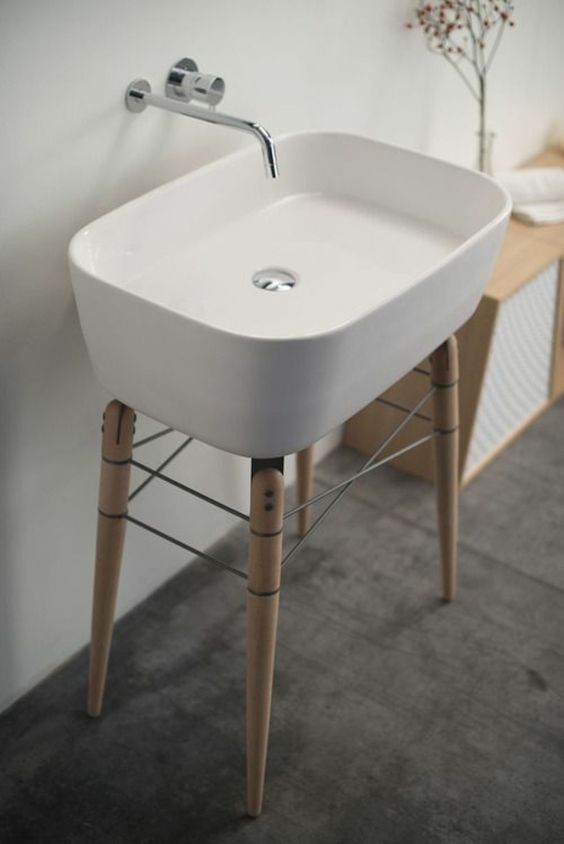 25 Cool And Creative Sink Stands For Any Bathroom - DigsDigs