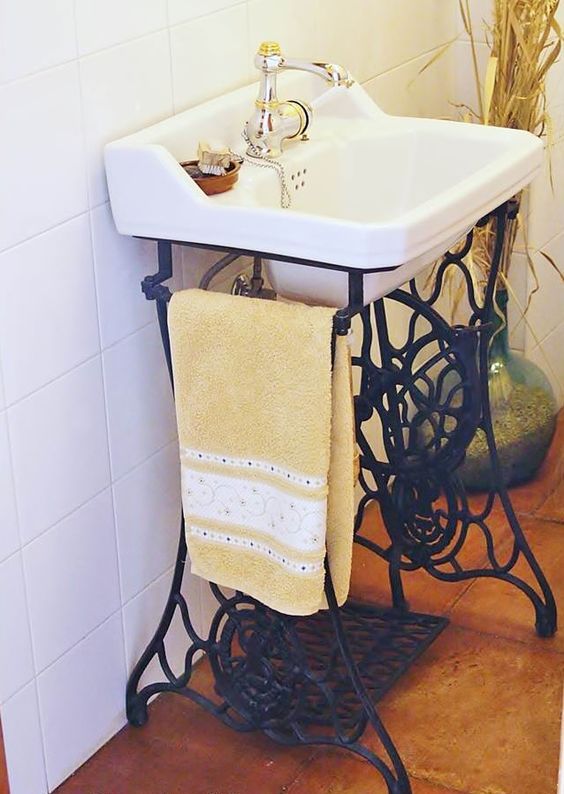 26 Cool And Creative Sink Stands For Any Bathroom DigsDigs