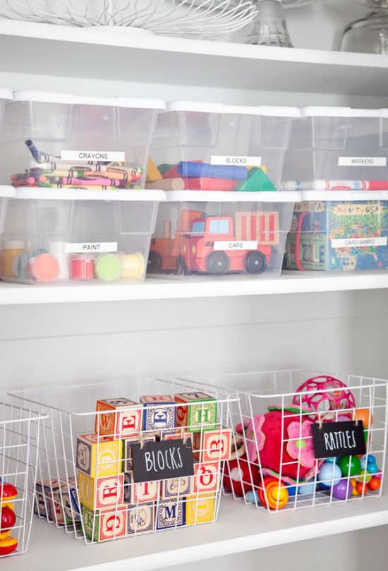 Cool And Easy Kids’ Toys Organizing Ideas