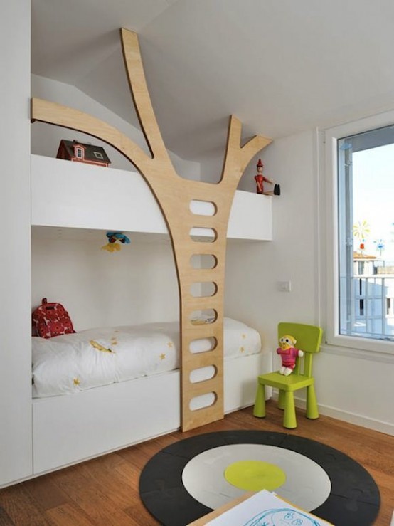 26 Cool And Functional Built-In Bunk Beds For Kids - DigsDigs