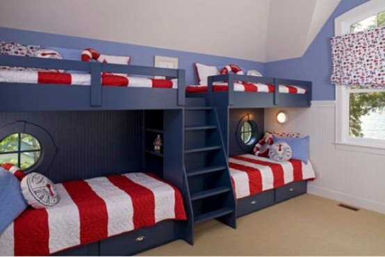 31 Cool And Practical Bunk Beds For, Bunk Beds For 4 Kids