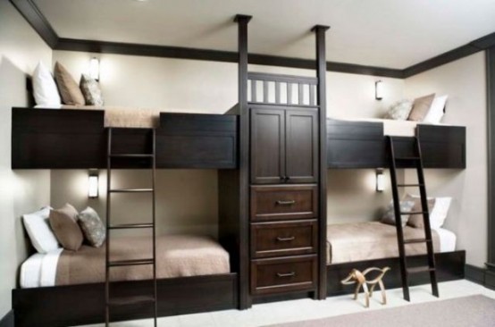 31 Cool And Practical Bunk Beds For, Room With 2 Bunk Beds