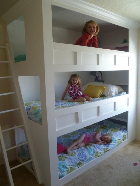 31 Cool And Practical Bunk Beds For More Than Two Kids 