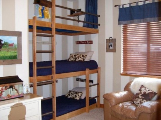 Cool And Practical Bunk Beds For More Than Two Kids