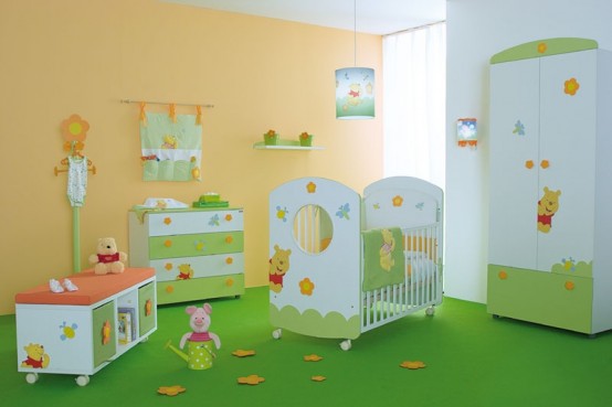 Cool Baby Nursery Room Winnie The Pooh