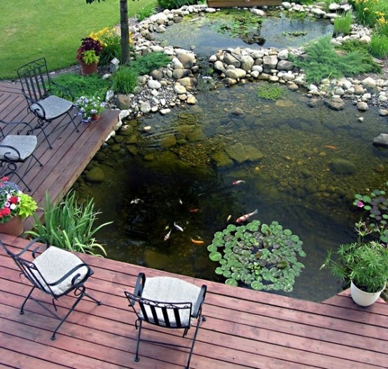 67 Cool Backyard Pond Design Ideas  DigsDigs