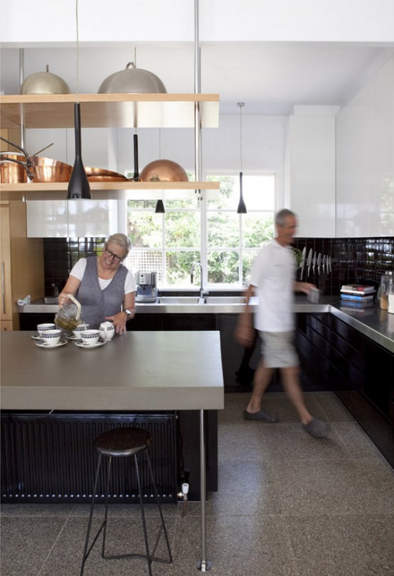 Cool Big Kitchen In Minimalist And Rustic Styles